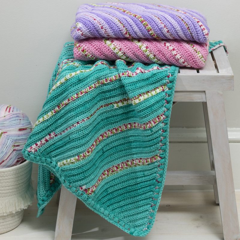 Bloom DiagonalCrochetBlanket